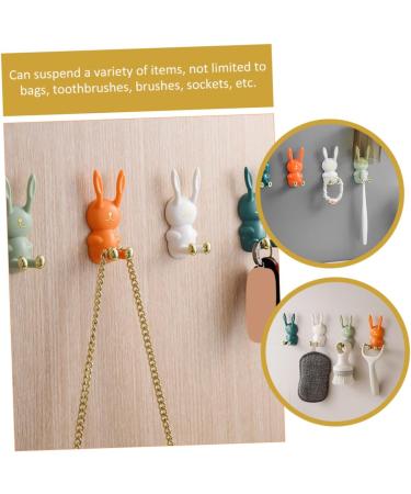 Alipis 16 StK Self-Adhesive Sticky Hooks - Caricature Towel & Luffa Holders Wall Key Hooks & Razor Holders for Bathroom | International Shipping Available - Buy Online on GoSupps.com