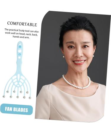 Beaupretty Scalp Massager & Hair Scratchy Claw Tool - 5-Claw Hand Massager for Women - Sky Blue 20x9.5cm - Best Head Massage Experience - Buy Online on GoSupps.com