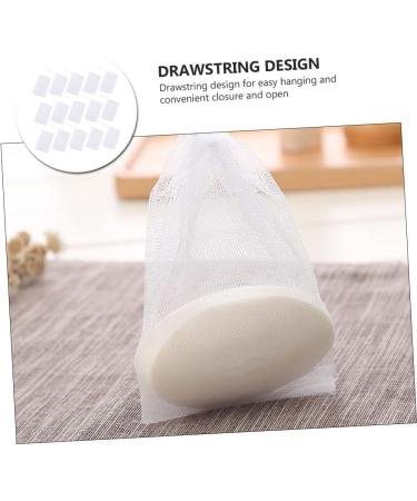 Healeved 150 Pcs Soap Bag Foam Net Soap Mesh Soap Saver Bag Soap Net Holder Soap Drying Bags Pe White 12X9CMx3pcs Whitex3pcs - Buy Online on GoSupps.com