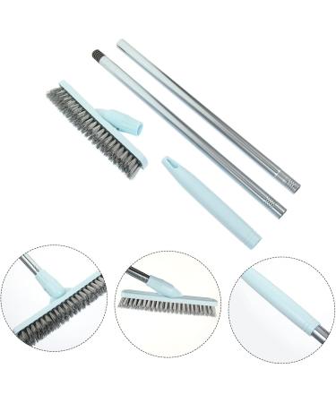 Solust Swivel Joint Cleaner Brush - Efficient Wall & Tile Cleaning Tool | Household Steel Floor Brush - 1 Pack (Blue) - Buy Online on GoSupps.com