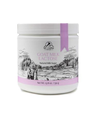MT. CAPRA SINCE 1928 | Goat Milk Lactose Powder, Pure Milk Sugar from Goats, Boost Beneficial Gut Bacteria Lactobacillus Acidophilus in GI-Tract - 13.8 Ounces
