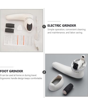 Ipetboom Pedicure Electric Foot File Soap Tin Foot Callus Remover Household Tools File Scrubber Home Foot Grinder Natural Pumice Shower Foot Scrubber Exfoliating Plastic Accessories - Buy Online on GoSupps.com