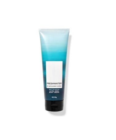 Bath and Body Works Men's FRESHWATER Ultra Shea Body Cream 8oz - Buy Online on GoSupps.com