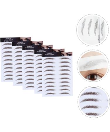 MAGICLULU 15 Pcs Eyebrow Stickers Fake Eyebrows 6 Proof Water Transfer Paper with Ink Tool - Buy Online on GoSupps.com
