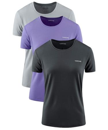Women Sport T-Shirt 3 SPALT Function Shirt Fitness Shirt Training Shirt Short Sleep Round Shal Breathable Fast-drying Sk.