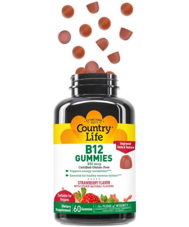 Country Life Gummies 850 Mcg 60 Chw B12 60 Ct - Buy Online on GoSupps.com
