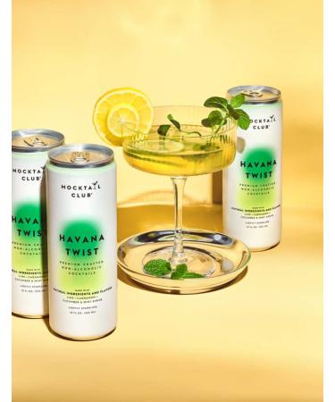 Mocktail Club Havana Twist - 4 Pack of Premium Crafted Non-Alcoholic Cocktails - Buy Online on GoSupps.com