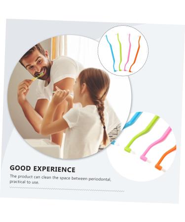 Gatuida Braces Double-Headed Toothbrush Cleaning Tool - 4 Piece Set for Professional Dental Care & Travel | Perfect Household Toothbrush Supplies - Buy Online on GoSupps.com