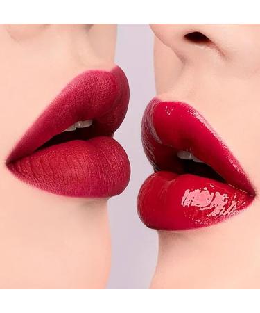 Matte Hydrating Lip Glow Oil - Plumping Transparent Lip Gloss for Long-Lasting Wear | Waterproof Liquid Lipstick #02 - Perfect for Girls & Women - Buy Online on GoSupps.com