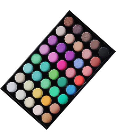 40 Colors Eyeshadow Eye Makeup Palette Watercolor Pigment Durable Dry Wet Apply Multipurpose Matte and Glitter Safe To Use for Daily Grooming (E40#2) 1 count (Pack of 1) - Buy Online on GoSupps.com