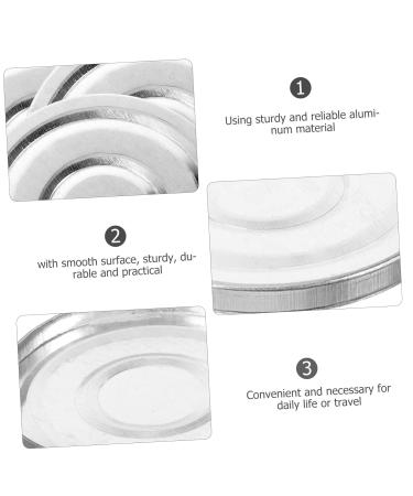 Hemoton 3pcs Aluminum Eyeshadow Palette Case - DIY Makeup Organizer for Eyeshadow Liners & Lipstick - Perfect for Beauty Enthusiasts - Buy Online on GoSupps.com