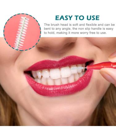 50 Pieces Interdental Brushes & Silicone Toothbrushes - Oral Hygiene Tools with Covers - Disposable Non-Slip Dental Floss & Toothpicks for Effective Cleaning - Buy Online on GoSupps.com