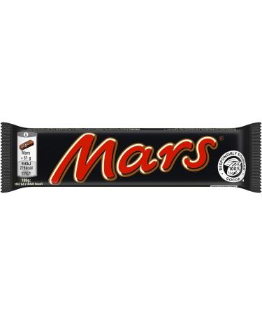 MARS - Milk Chocolate and Caramel Bars - Large format containing 40 individual bars of 51g - Buy Online on GoSupps.com