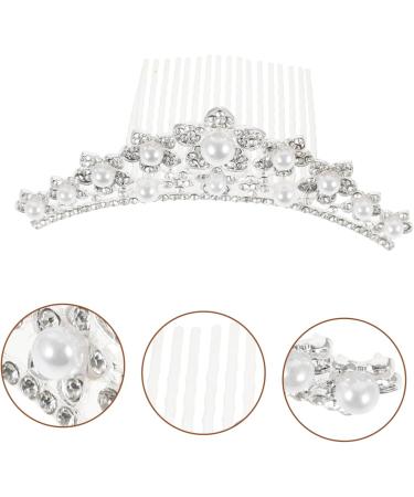 Ipetboom Pearl Hair Bands for Womens Hair Bridesmaid Hair Tie Crystal Hair Accessories Hair Combs for Women Rhinestone Jewelry Wedding Hair Clip Kids Tiara Headband Crown Women's - Buy Online on GoSupps.com