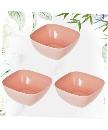 Cabilock 3pcs Fruit Tray Candy Nut Serving Dish Candy Container Salad Bow Mini Pink Candy Stand Food Grade Size 1 Pink - Buy Online on GoSupps.com