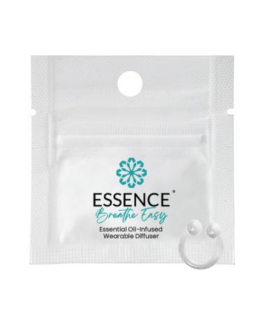 Essence Wearable Aromatherapy Nasal Diffuser Breathe Easy Essential Oil Nose Ring Personal Scent Clip for Travel Work & Everyday Use Made in USA Breathe Easy Ring Only