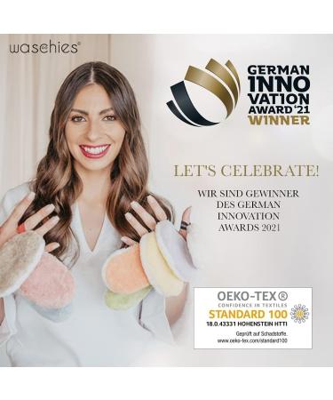 waschies Reusable Deep Pore Cleaning Pads - Set of 6 | Color Edition | Hypoallergenic & Skin-Friendly - Buy Online on GoSupps.com