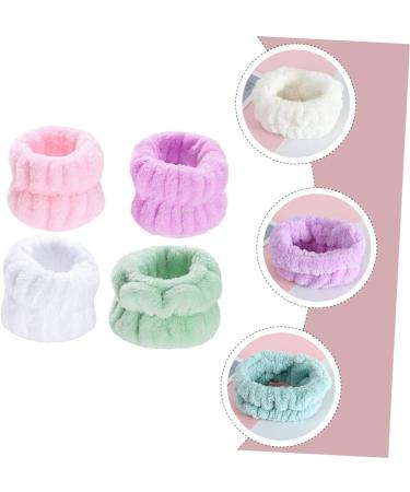 4paires Bracelets Pour Laver Visage Et Anti-transpiration Confortables Et Filles Pour Sport Spa - Buy Online on GoSupps.com