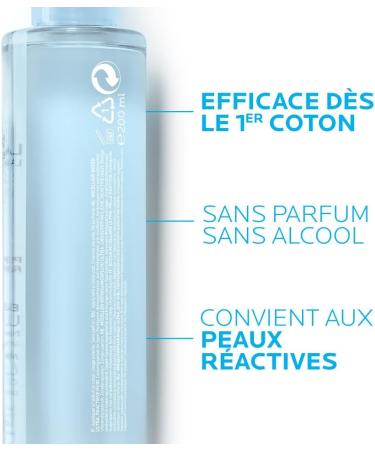 La Roche-Posay Toleriane Eau Micellaire D maquillant et Nettoyant Visage et Yeux Adapt aux Peaux Sensibles et R actives Sans Parfum Composition Hypoallerg nique et Non Com dog ne 200 ml - Buy Online on GoSupps.com