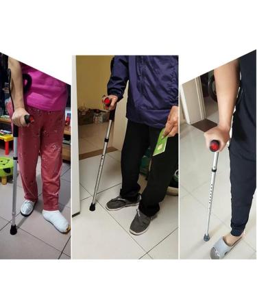 GHFTCCF Adjustable Crutches for Adults Folding Forearm Crutches (Open Cuffs) Lightweight Aluminum Crutches for Height 140-190cm (Color : 1Unit) Anniversary - Buy Online on GoSupps.com