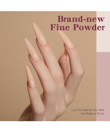 4 Colors Nail Dipping Powder Kit - Nude Pink Dip Powder Nail Kit - Natural Glossy Nail Powder Dip Kit Starter Set - French Nail Art Nail Powder - Essential Liquid Set with Base & Top Coat - Buy Online on GoSupps.com