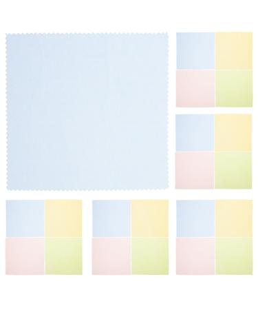 FOMIYES 100PCS Small Fiber Eyeglass Cleaning Cloths Eyeglass Fiber Cloths Convenient Cleaning Cloth for Lenses Glasses Screens Cameras Cell Phone LCD Tv Screens and More