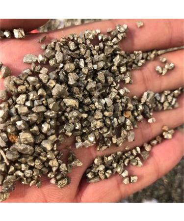 Crystals Gemstone Spiritual Natural Stones Pyrite Gravel for Christmas Decorations - (Color: 100g Size: approx3-5mm) Natural Stones and Minerals