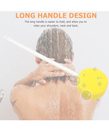 FOMIYES Yellow Hip Kit Bath Sponge & Body Brush Set - 57x12cm - Buy Online on GoSupps.com