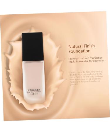 Minkissy Liquid Foundation - Waterproof Natural Finish Makeup & Concealer for Women | Nude Fluid Beauty Foundation - Buy Online on GoSupps.com