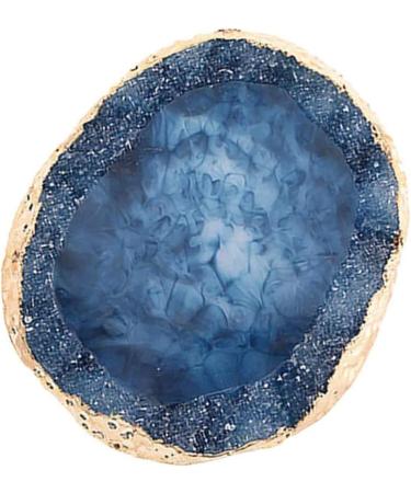 POFET Resin Manicure Palette | Agate Brim Nail Color Plate | Blue Manicure Art Tool for Stunning Nail Designs - International Shipping Available - Buy Online on GoSupps.com