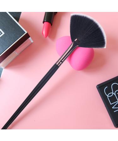 Fan and Blush Brush Set - Vegan Makeup Brush for Flawless Application - Buy Online on GoSupps.com