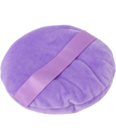 Makeup Powder Puff Large Size Makeup Puffs with Tape Handle Soft and Fluffy Swansdown Makeup Puffs for Loose Powder Body Powder Blending All Skin Types Easy to Clean (Purple) - Buy Online on GoSupps.com