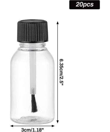 20-Pack BENECREAT 30ml Plastic Brush Applicator Bottles for Art, Glue, Paint - Ideal for Journaling and House Projects - Buy Online on GoSupps.com