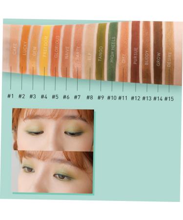 Beavorty 1pc 15 Shimmer Eyeshadow Gold Eyeshadow Portable Eyeshadow Compact Eye Shadow Childhood Cosmetic 1 count (Pack of 1) Green - Buy Online on GoSupps.com