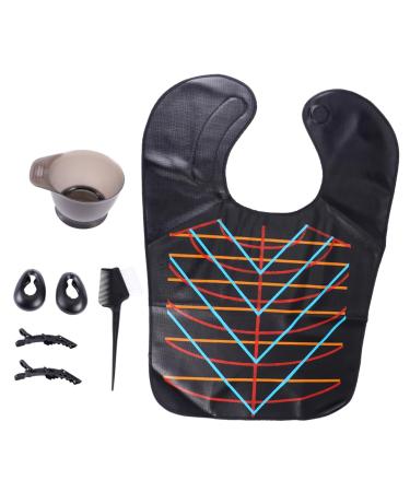 Angoily 1 Set Home Hair Dye Mixing Bowls Balayage Kit Professional Hair Color Brush Applicator Brunette Hair Dye Shawl Hair Care Tools Ear Cuff Hair Dye Tool Clean Tool Kit
