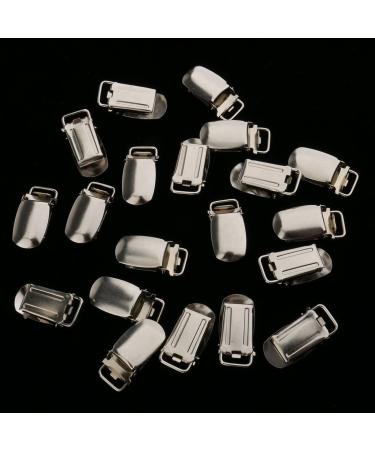 Pack of 20 Multi-Coloured Pacifier Suspender Clips | 15mm - International Shipping Available - Buy Online on GoSupps.com