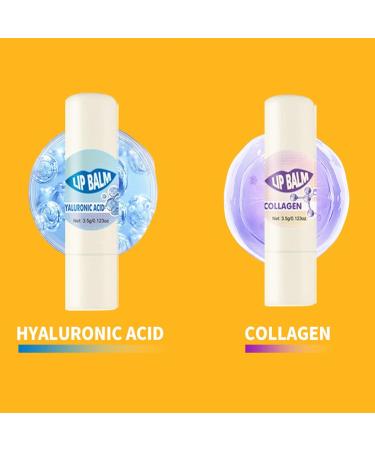 Moisturizing Lip Balm Set 5 Nourishing Creams Softening Moisturizing Lip Balm | Long-lasting Glossy Beauty Care for Day and Night Protection Care - Buy Online on GoSupps.com