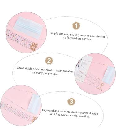 Beaupretty 6-Pack Bling Sunglasses Holder & Mask Chain - Fashionable Lanyard for Kids and Adults - Buy Online on GoSupps.com