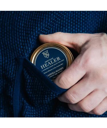 Caswell-Massey Healer All-Purpose Salve | Soothing Hand Cream with Beeswax & Essential Oils for Hands Cuticles & Lips - 1.5 Oz - Buy Online on GoSupps.com