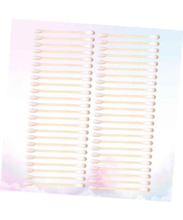 600 Pieces Makeup Cotton Buds Organic Cotton Applicator with Cotton Tip Disposable Ear Plugs Cotton Buds Made of Wood Cotton Buds Cleaning Foam Baby Makeup Remover - Buy Online on GoSupps.com