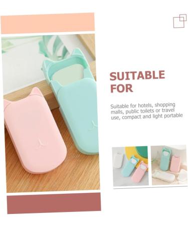 Angoily 3 Boxes Soap Flakes Portable Soap Sheets Travel Soap Sheets Mini Soap Hand-washing Soap Slices Foam Travel Soap Slices Hand Washing Soap Slices Clean Hand Travel Size Abs - Buy Online on GoSupps.com