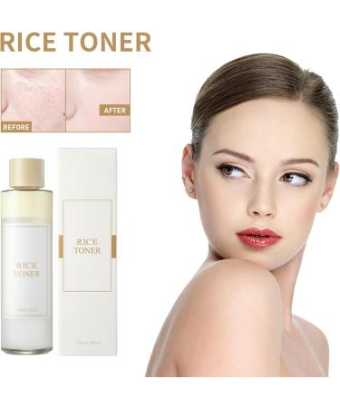 Natural Rice Face Toner Smoothing Toner for Face Facial Toner for Dry Essential Toner Deep Hydration Rice Face Toner Natural Moisturizer Glow Essence Rice Toner for Face Rice Toner - Buy Online on GoSupps.com