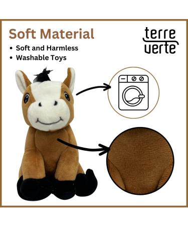 Terre Verte Farmyard Friends Dog Plush Toys Soft Washable & Durable Interactive Squeaky Toys Perfect for Small Medium & Large Breeds Ensuring Endless Entertainment 3 Pack Cute Dog Plushies - Buy Online on GoSupps.com