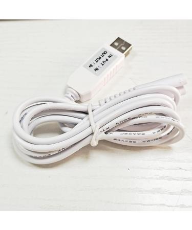Charging Cord Replacement for Waterpik Water Flosser - Compatible with WP360 WP462 WP450 WF13 WP100 - USB Power Cord - Buy Online on GoSupps.com