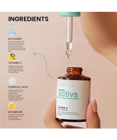 Conatural Vitamin-C Super Activs Skin Serum | Brightening & Revitalizing | 30ml - Best for Dull Skin - Buy Online on GoSupps.com