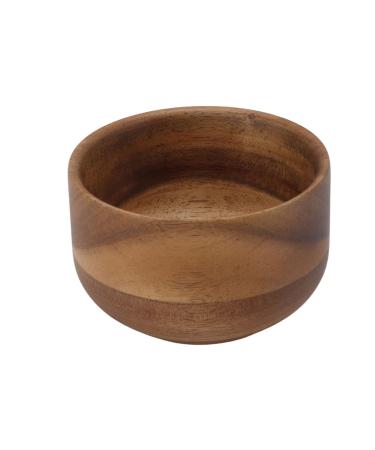 Qukaim Wooden Shaving Bowl for Men Burr Free Compact Shaving Cream Cup for Home Barber Shop Salon