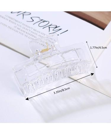 Aaiffey 4PCS Non-Slip Tortoise Hair Claw Clips | Stylish Leopard Hair Clamps for Strong Hold | Hair Styling Accessories for Women and Girls - Buy Online on GoSupps.com