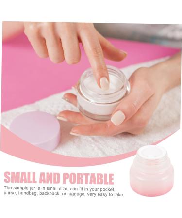Ipetboom Creami Buttercream Makeup Container Small Jar Travel Jars Refillable Cream Container Sugar Scrub Containers Lotion Jar Cream Bottle Milk Sample Lotion Bottle Empty Bottle Glass - Buy Online on GoSupps.com