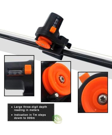 Fishing Line Counter Depth Finder | Portable Tackle Tool 0-999M | Accurate Manual Meter Gear - Buy Online on GoSupps.com