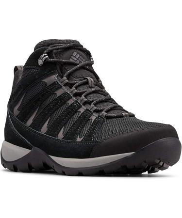 Columbia Men's Redmond V2 Mid Waterproof Hiking Boot Shoe 10 Black/Dark Grey - Buy Online on GoSupps.com